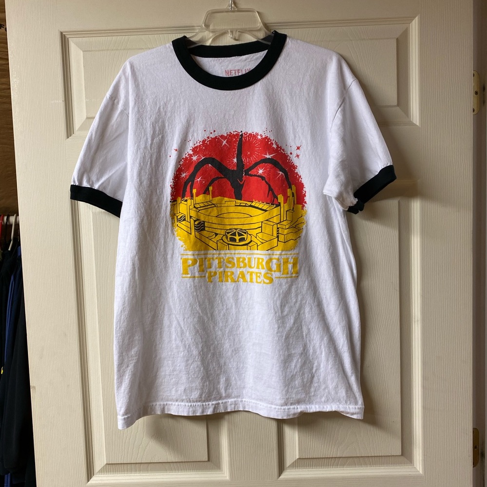 Pittsburgh pirates Stranger things shirt